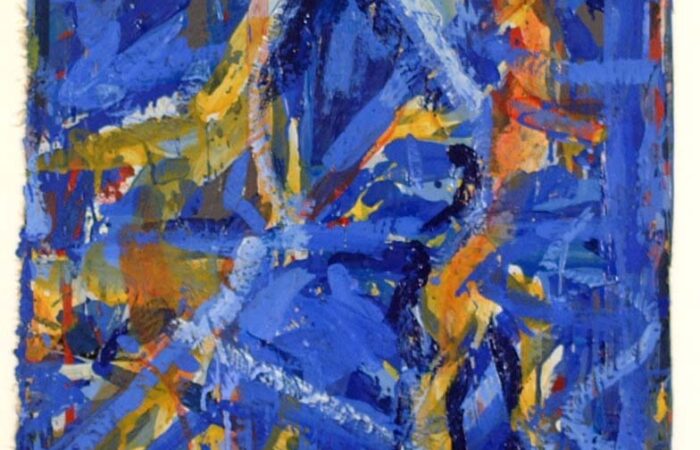 twee mannen die schermen