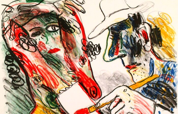 Schilder en zijn model 78/100